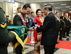157 Pati TNI AD Mengikuti Wisuda Purna Wira Pati di Akademi Militer