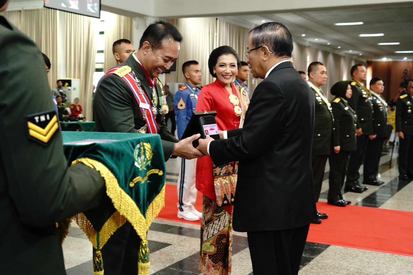 157 Pati TNI AD Mengikuti Wisuda Purna Wira Pati di Akademi Militer