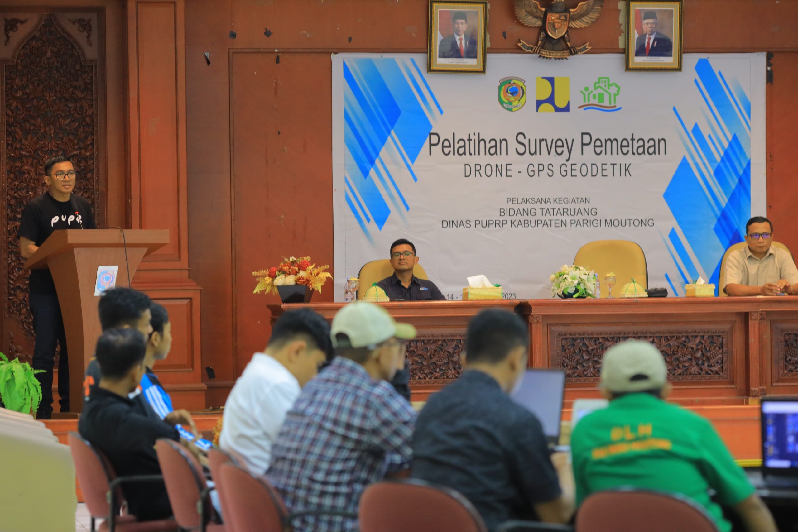 Dinas PUPRP Parigi Moutong Menggelar Pelatihan Survey Pemetaan Drone-GPS Geodetik