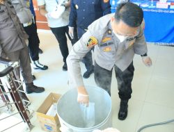 Ditresnarkoba Polda Sulteng Musnahkan Sabu Senilai Rp1,8 Miliar