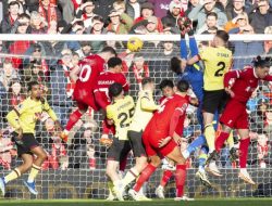 Liverpool Ditahan Imbang Burnley 1-1 pada Babak Pertama