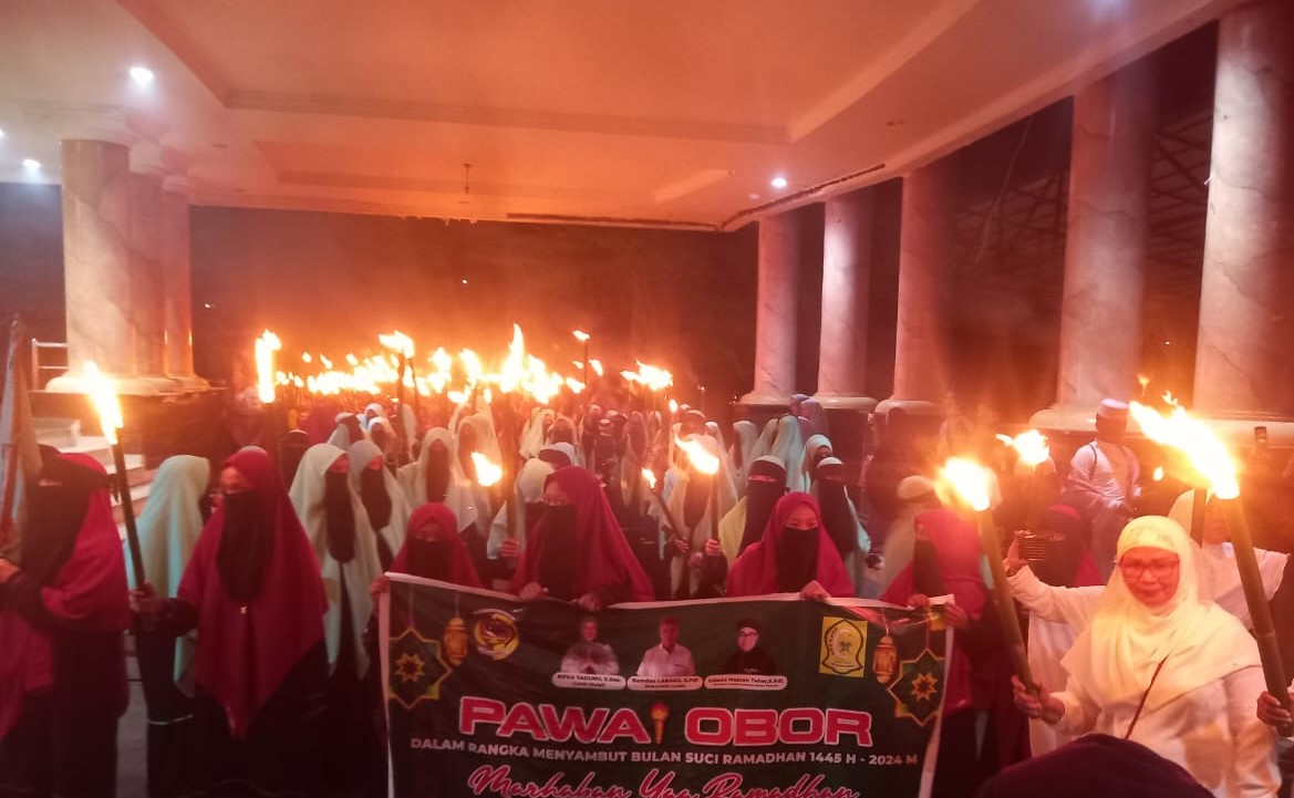 Pawai Obor Sambut Ramadhan di Parigi Diikuti Ribuan Masyarakat