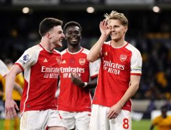 Arsenal Kembali ke Puncak Klasemen Setelah Kalahkan Wolves