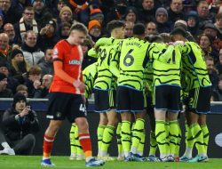 Jadwal dan Prediksi Starting XI Arsenal Vs Luton Town