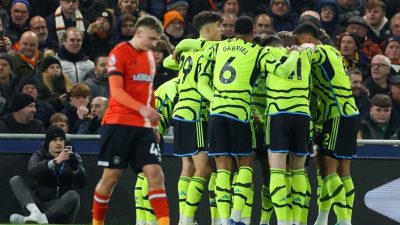 Jadwal dan Prediksi Starting XI Arsenal Vs Luton Town