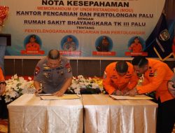 Basarnas dan RS Bhayangkara Palu Kerja Sama Penyelenggaraan Operasi