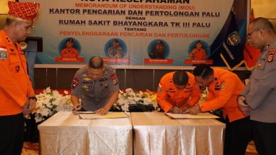 Basarnas dan RS Bhayangkara Palu Kerja Sama Penyelenggaraan Operasi