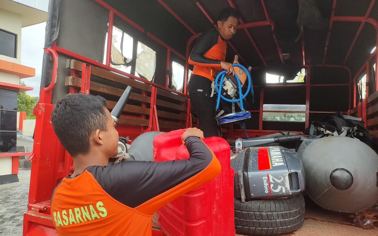 Tim SAR Cari Nelayan Touna yang Tak Kunjung Kembali saat Melaut