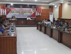 Personel Polda Sulteng Diberikan Penyuluhan Hukum KUHP dan HAM