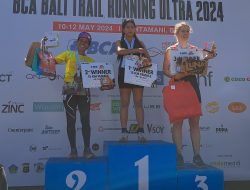Mona, Atlit Trail Run Sulteng Kembali Juara di BTR Bali Ultra 2024