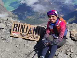 Alami Cedera Lutut, Pelari Trail Asal Sulteng DNF di Ajang Rinjani100