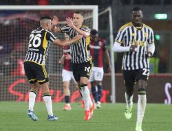 Sempat Tertinggal Tiga Gol, Juventus Bangkit Tahan Imbang Bologna 3-3
