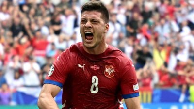 Gol Injury Time Luka Jovic Selamatkan Serbia dari Kekalahan Lawan Slovenia