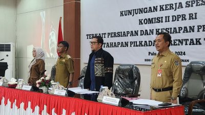 Kekurangan Dana Pilkada Donggala, Kemendagri dan Pemprov Sulteng Akan Asistensi Pengelolaan Keuangan