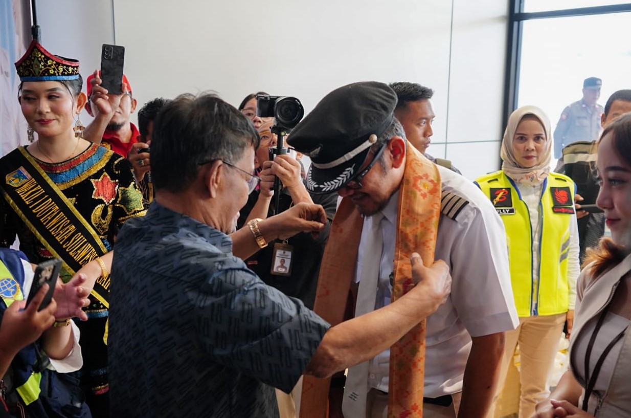 Maskapai Super Air Jet Buka Rute Penerbangan di Bandara Mutiara Sis Aljufri Palu