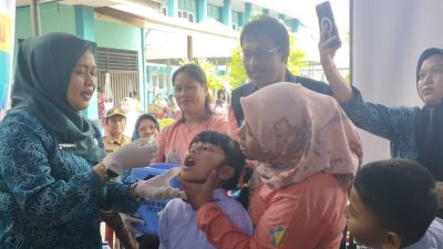 Pemda Parigi Moutong Mulai Galakkan Pencanangan PIN Polio Bagi Pelajar