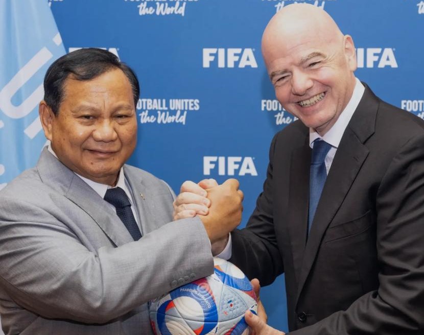 Bertemu Prabowo dan Erick Thohir, Ini Janji Presiden FIFA
