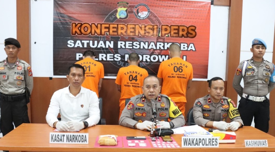 Terduga Pelaku Kasus Narkotika di Morowali Terancam Pidana Penjara Seumur Hidup