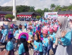 Dihadiri 750 Peserta Didik, Gebyar PAUD di Parigi Moutong Berlangsung Meriah