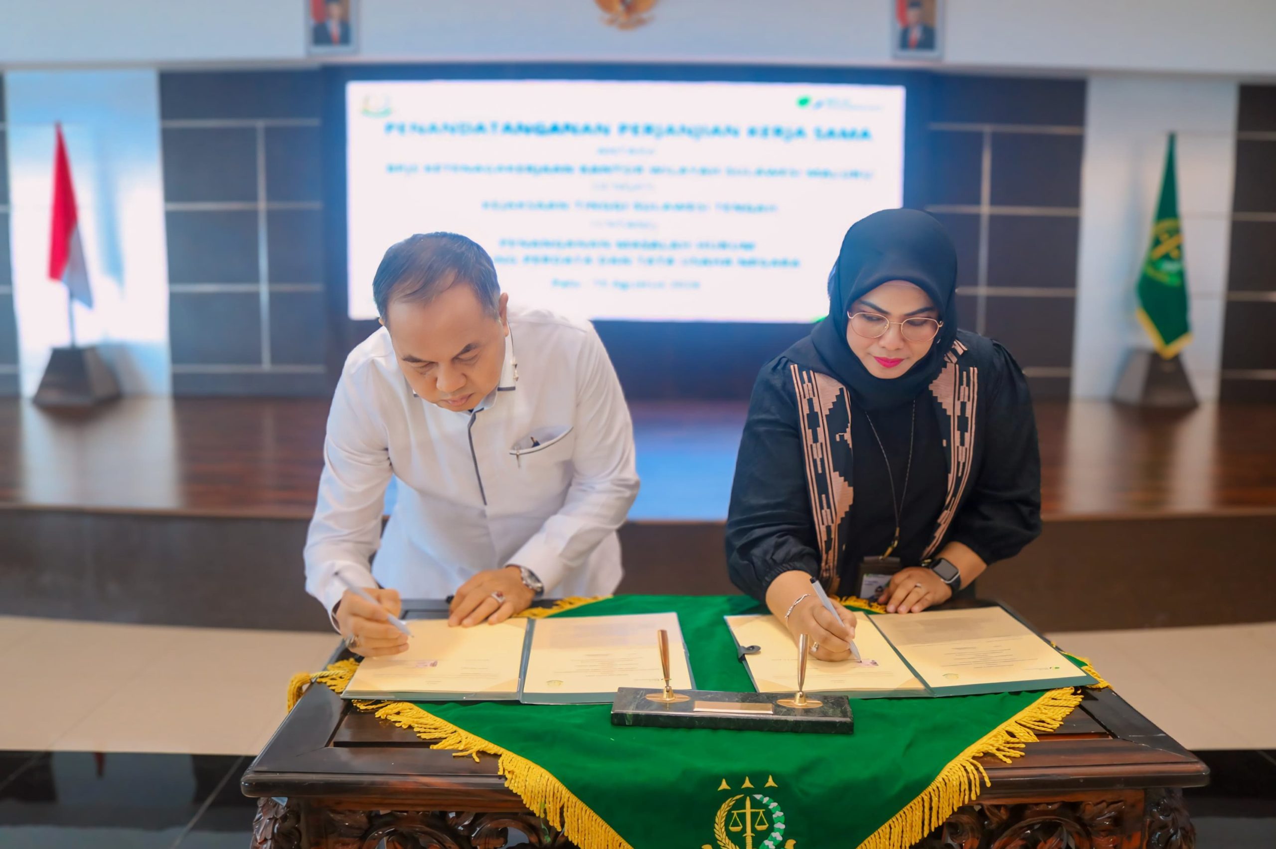 Kejati Sulteng dan BPJS Ketenagakerjaan Teken MoU