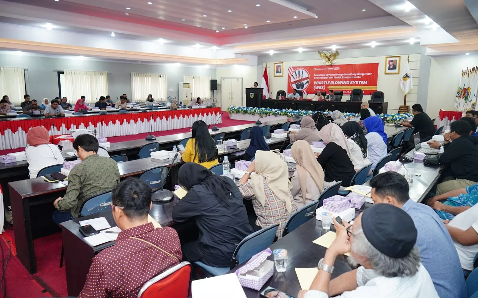 Pemprov Sulteng Sosialisasikan WBS, Layanan Aduan Penyalahgunaan Kewenangan dan Tindak Korupsi