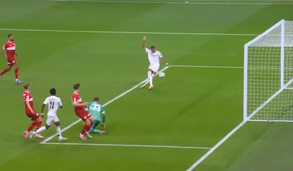 Mbappe Cetak Gol Pertamanya di Liga Champions untuk Real Madrid Saat Kalahkan Stuttgart