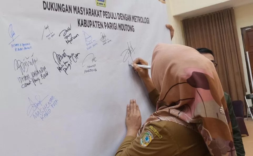 Masyarakat Parigi Moutong Didorong Peka Terhadap Akurasi Alat Ukur Bertransaksi