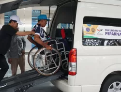 Dukungan Kemenhub di PEPARNAS dengan Menyediakan 91 Bus Wheel Chair