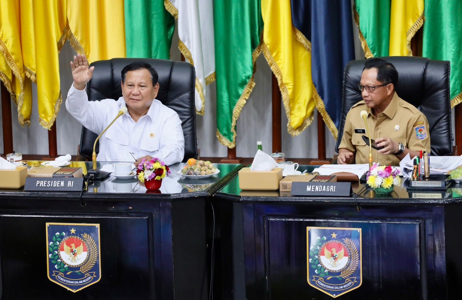 Respon Presiden Prabowo soal Rakor Mingguan Pengendalian Inflasi Daerah