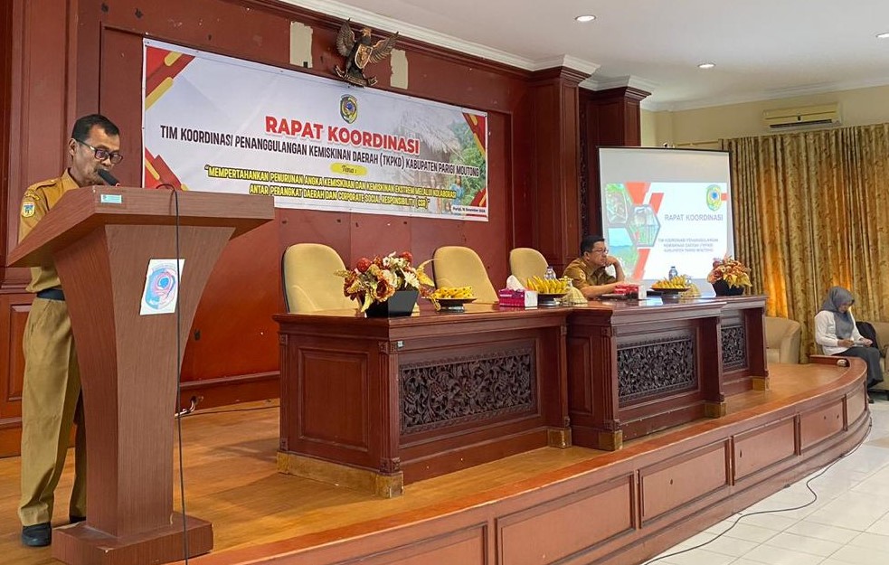 TKPKD Parigi Moutong Bahas Percepatan Penanggulangan Kemiskinan