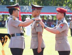 129 Siswa Calon Bintara Polri Polda Sulteng Dikukuhkan