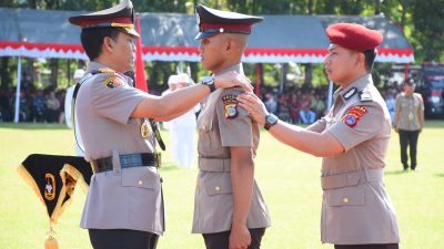 129 Siswa Calon Bintara Polri Polda Sulteng Dikukuhkan