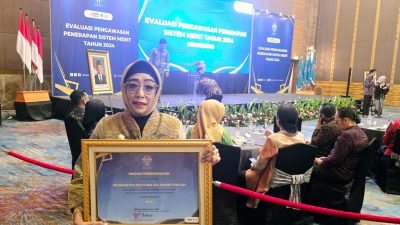 Pemprov Sulteng Raih Penghargaan BKN atas Penerapan Sistem Merit