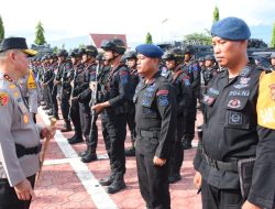 Polda Sulteng Kerahkan 2.624 Personel Gabungan di Pengamanan Nataru