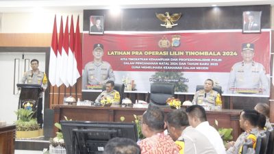 Polda Sulteng Permantab Pengamanan Nataru Melalui Pra Operasi Lilin Tinombala