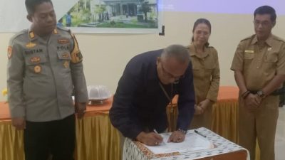 Pemda Parigi Moutong Sosialisasikan PDRB 2023 dan Pencanangan Zona Integritas