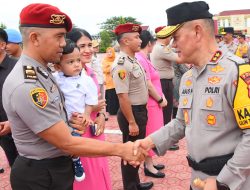 740 Personel Polda Sulteng Naik Pangkat