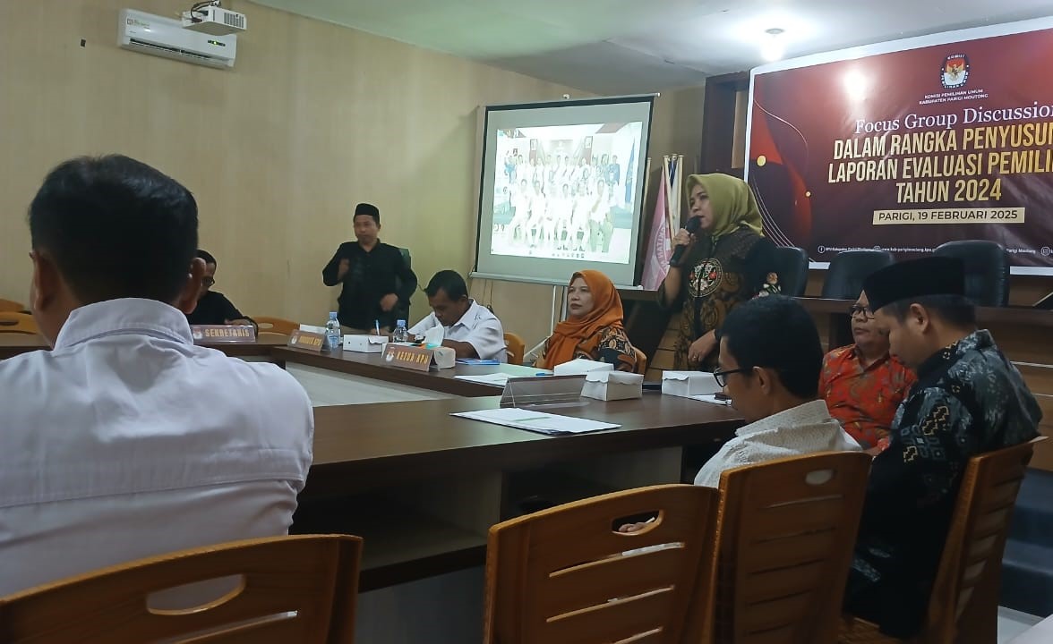 KPU Parigi Moutong Evaluasi Pemilu 2024 Melalui FGD