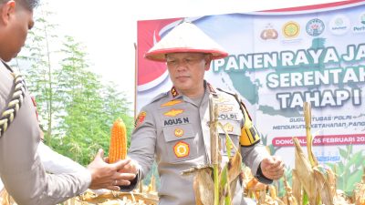 Panen Raya Jagung Polda Sulteng Upaya Mendukung Ketahanan Pangan Nasional