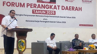 Forum Perangkat Daerah Pemda Parigi Moutong Bahas Penyusunan RKPD 2026