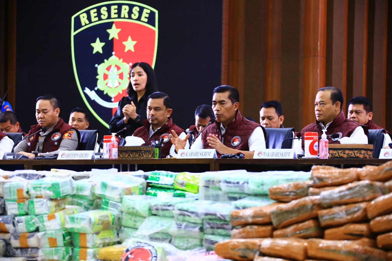 Bareskrim Polri Ungkap 6.681 Kasus Narkoba