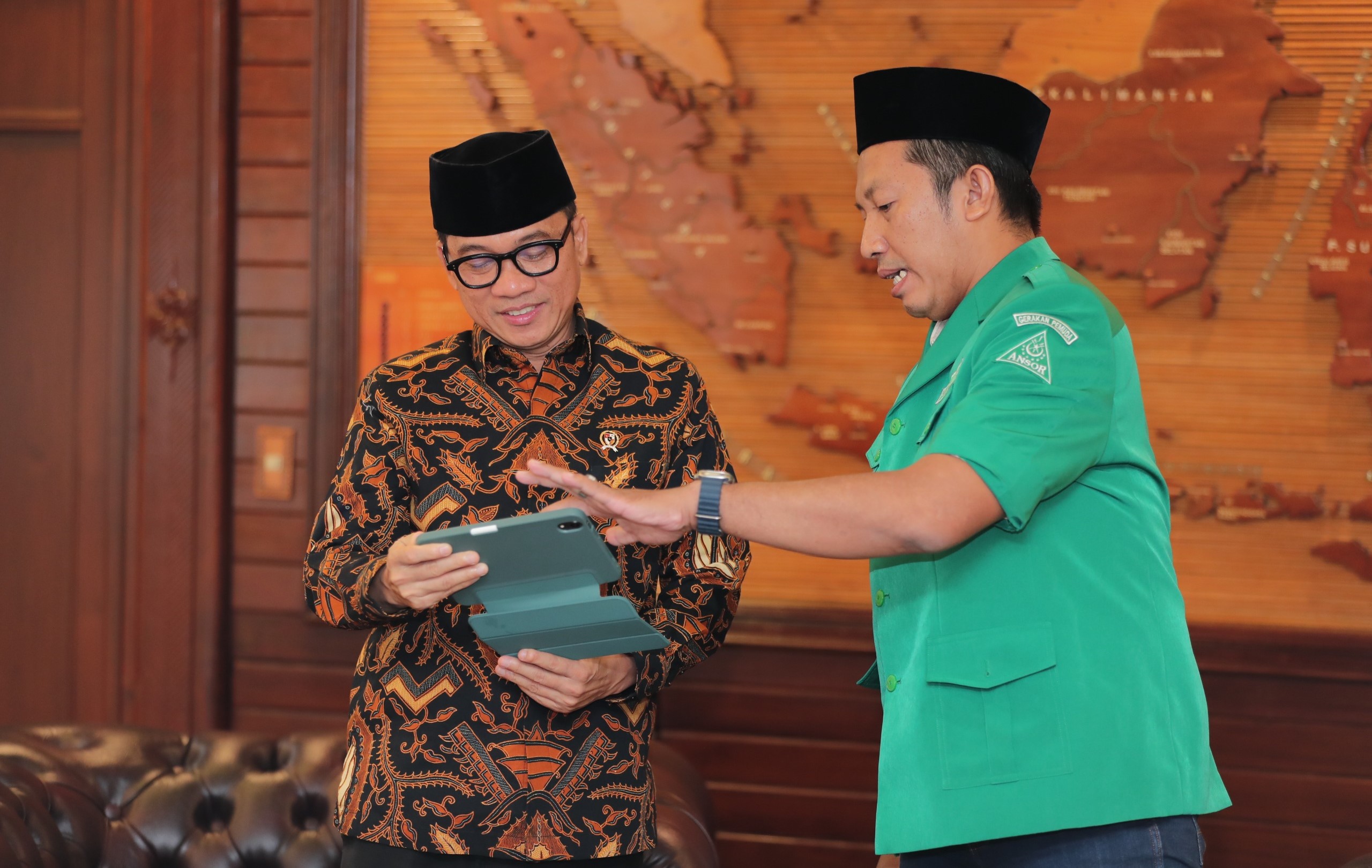 Kemendes PDT dan GP Ansor Kolaborasi Percepat Pembangunan Desa Berbasis Ketahanan Pangan