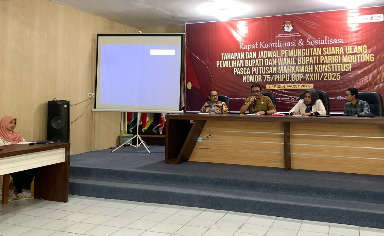 PSU Parigi Moutong Dijadwalkan 19 April, Anggarannya Mencapai Puluhan Miliar
