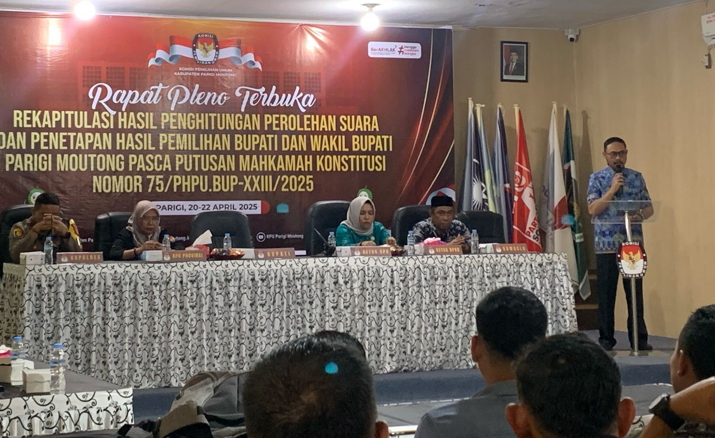 Sekda Parigi Moutong Sebut Ada Penurunan Partisipasi Pemilih di PSU Pilkada