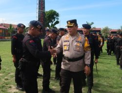 Polda Sulteng Kerahkan 200 Personel Brimob untuk Pengamanan PSU Banggai