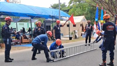 Adu Tangguh Petugas Damkar: 12 Daerah Bersaing dalam Ivent COCFFSC 2025 di Parigi Moutong