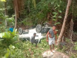 Pick-Up Pembawa Rombongan Hiburan di Banggai Masuk Jurang, Tujuh Orang Dilaporkan Luka-luka
