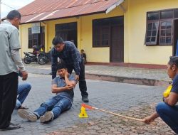 Polsek Parigi Rekonstruksi Kasus Pembunuhan di Desa Parigimpu’u, Terduga Pelaku Peragakan 24 Adegan