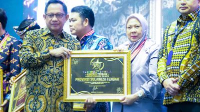 Pemprov Sulteng Jadi Salah Satu Peraih Penghargaan Kinerja Terbaik Regional di SPM Awards 2025