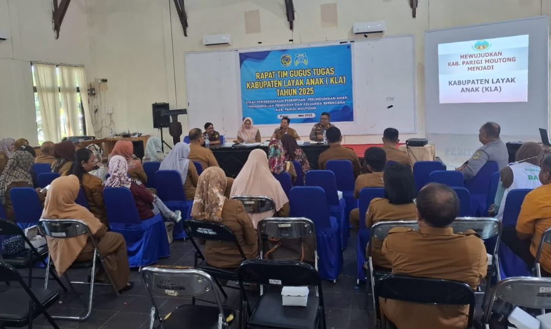 Pemda Parigi Moutong Matangkan Persiapan Penilaian KLA